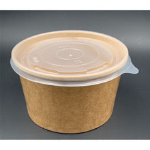 Load image into Gallery viewer, Kraft Paper Bowl Flat lids for 750ml/1000ml
