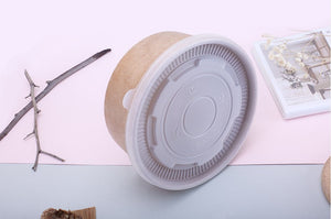 Kraft Paper Bowl Flat lids for 1100/1300ml
